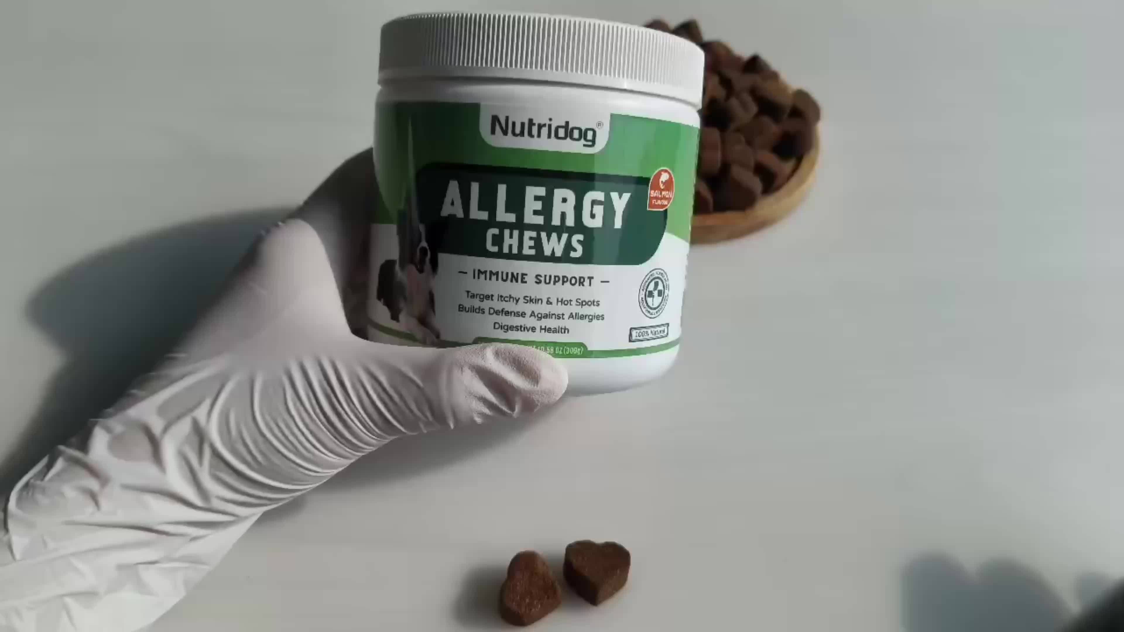 Nutridog Anti-Allergy Dog Chews: Premium Quality, All-Natural Ingredients