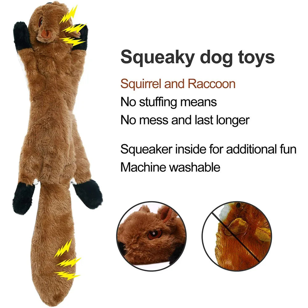 Dog Toy with Squeakers Durable Stuffingless