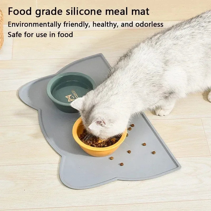 Pet Silicone Food Mat Bowl Pad