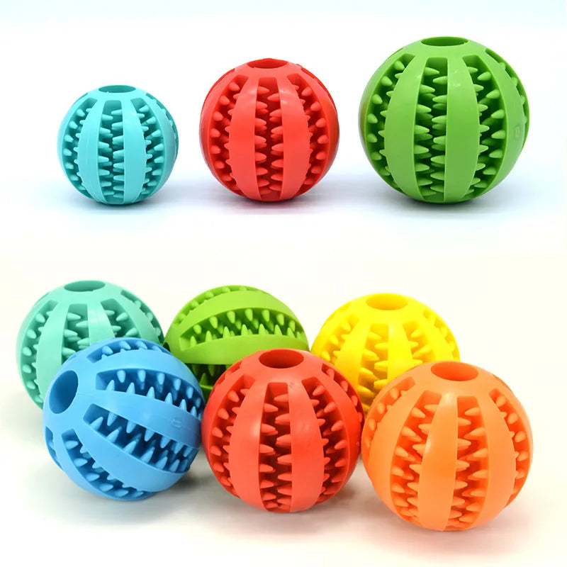 Silicone Pet Dog Toy Ball Interactive