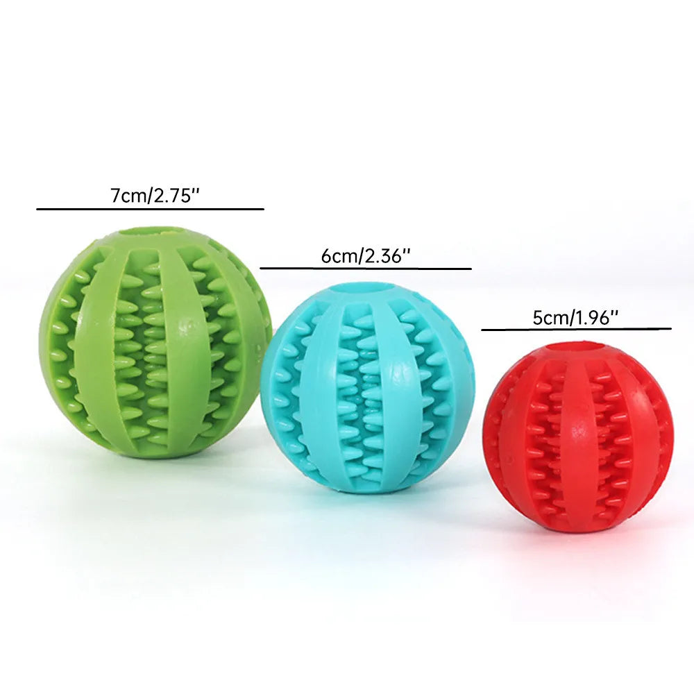 Silicone Pet Dog Toy Ball Interactive