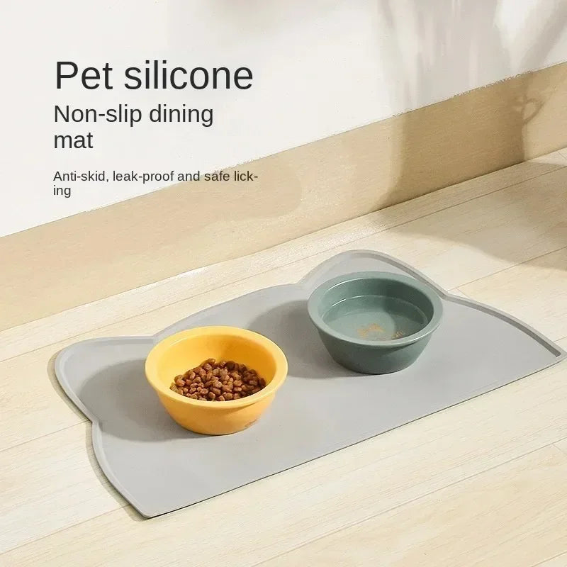Pet Silicone Food Mat Bowl Pad