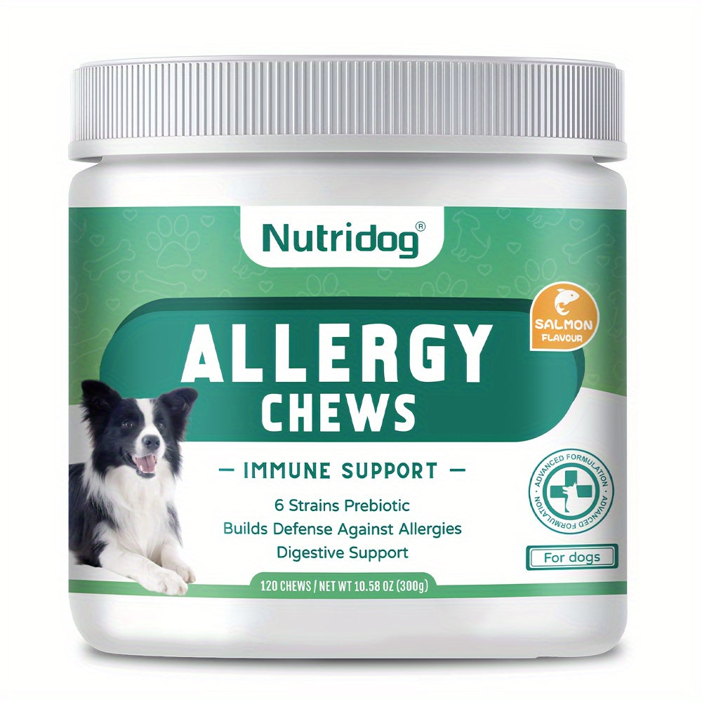 Nutridog Anti-Allergy Dog Chews: Premium Quality, All-Natural Ingredients