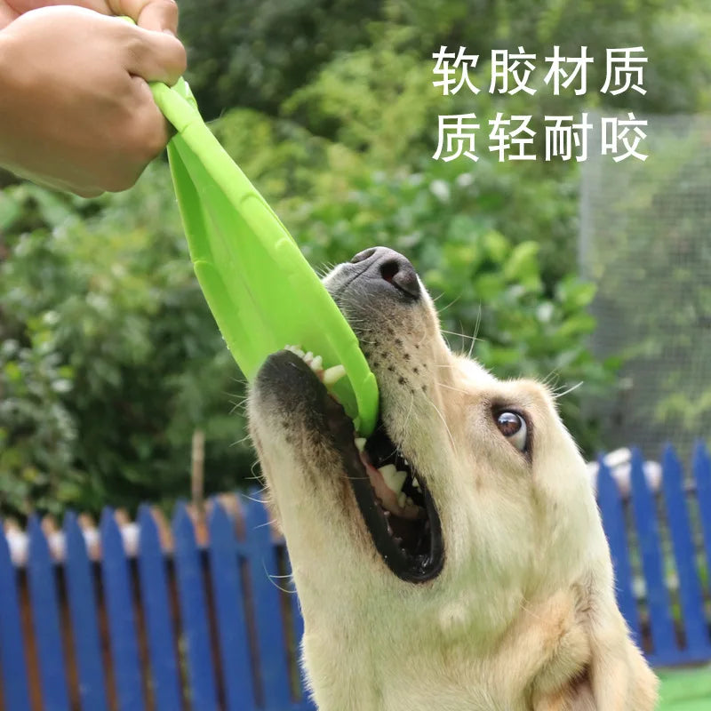 OUZEY Bite Resistant Flying Disc Toys For Dog Multifunction