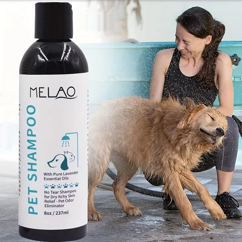 Melao pure organic natural pet shampoo 237ml