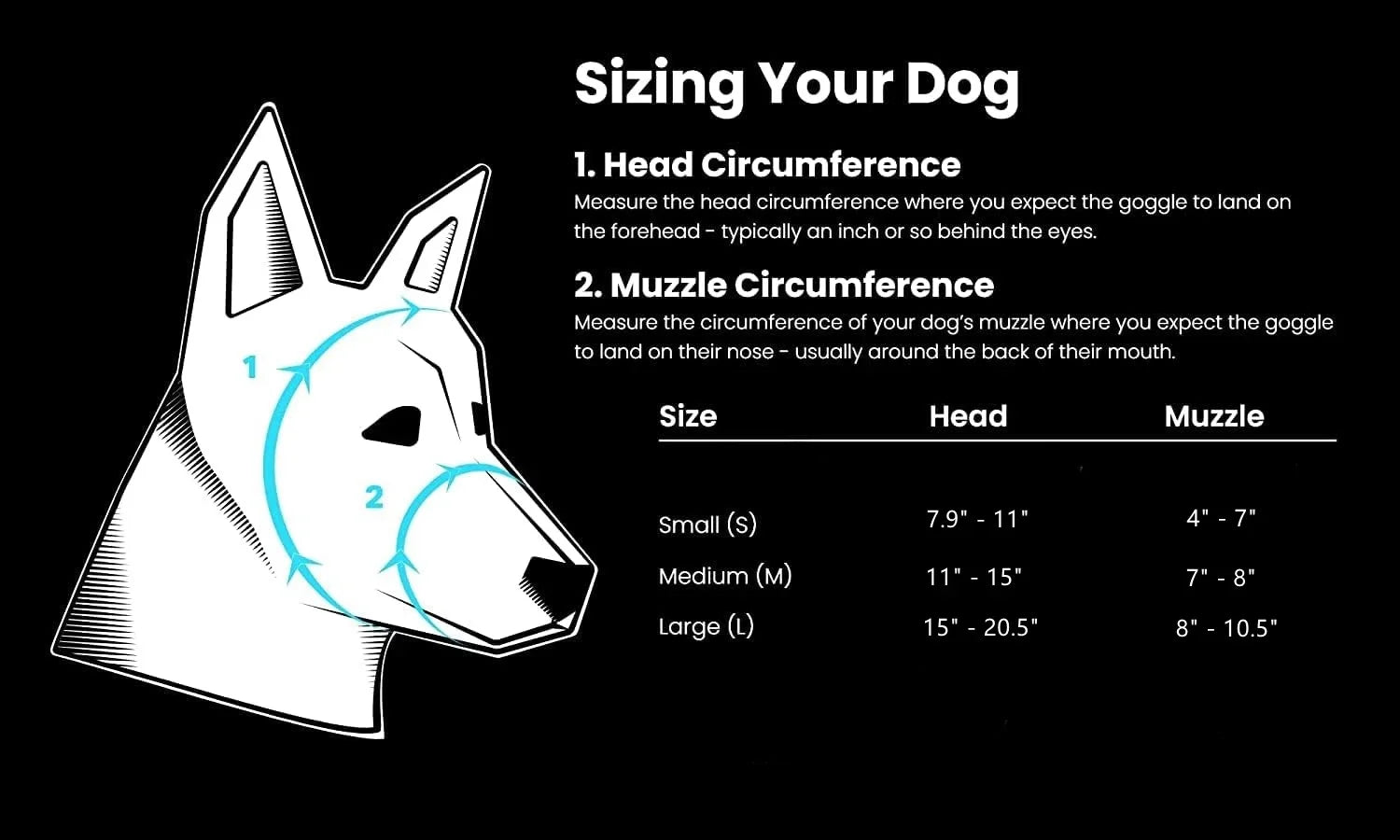 ATUBAN Dog Goggles Anti UV Strong Impact Resistance ( High Quality )