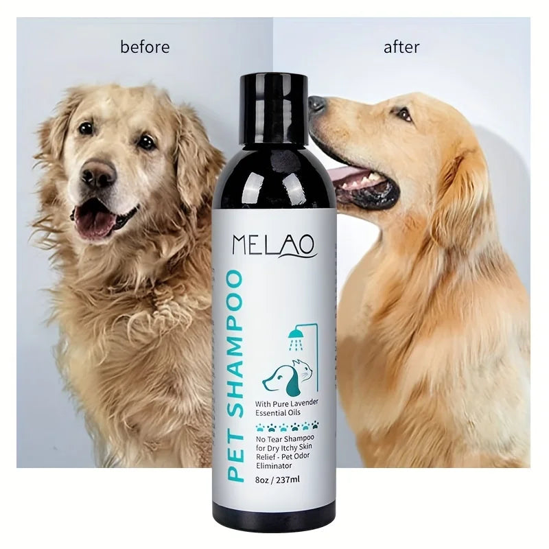 Melao pure organic natural pet shampoo 237ml