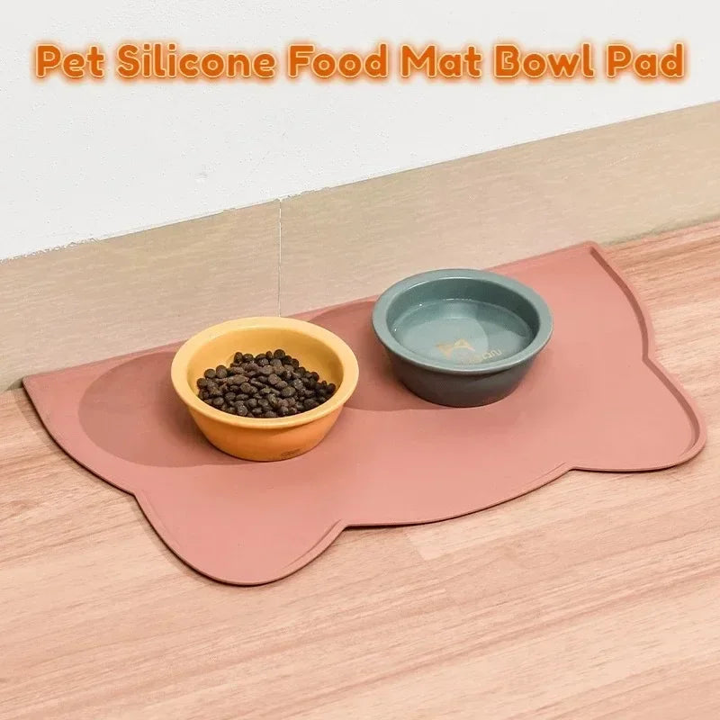 Pet Silicone Food Mat Bowl Pad