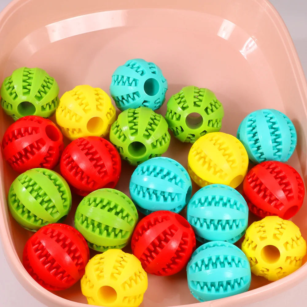 Silicone Pet Dog Toy Ball Interactive