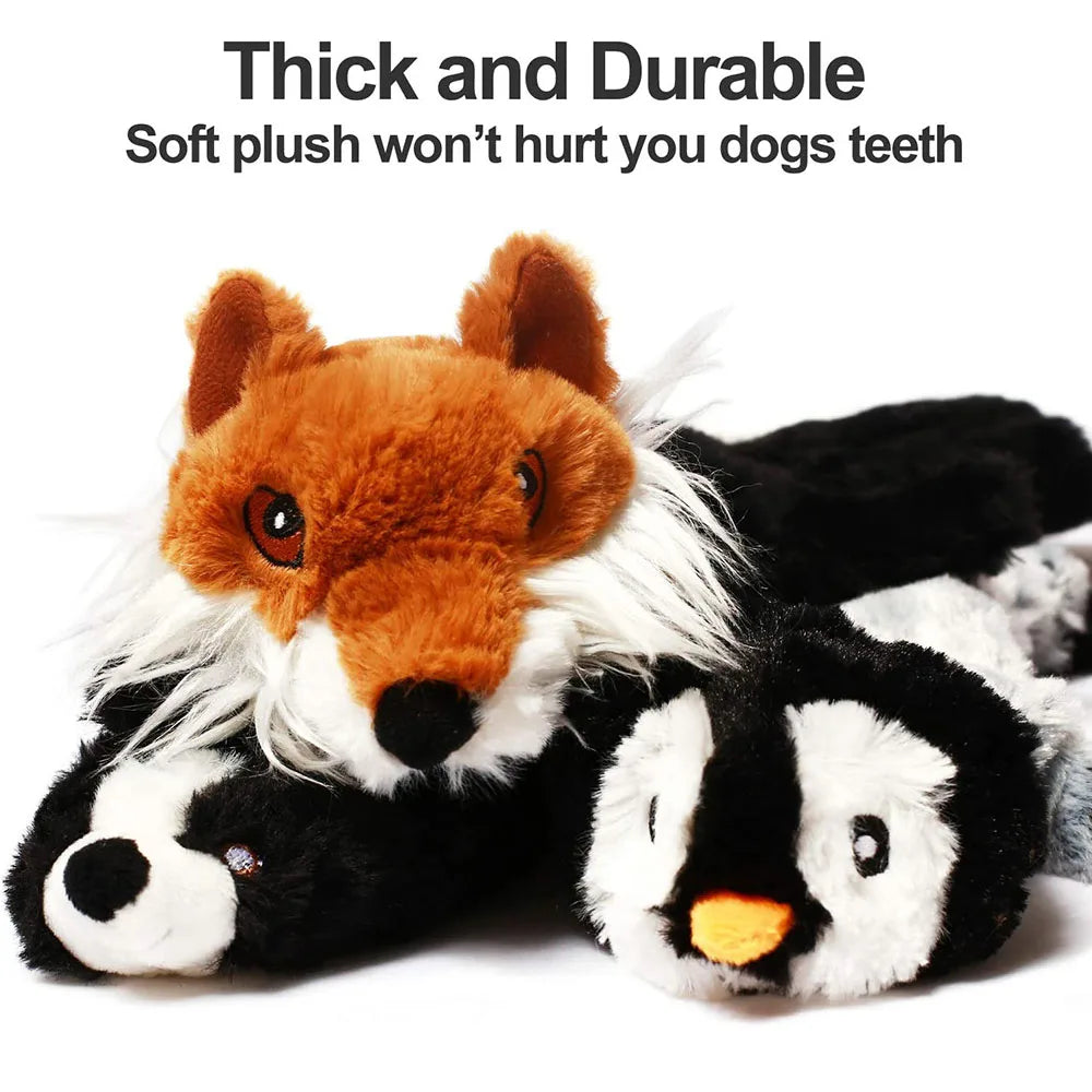 Dog Toy with Squeakers Durable Stuffingless