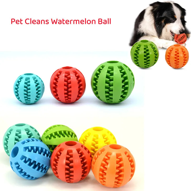 Silicone Pet Dog Toy Ball Interactive