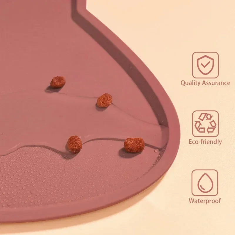 Pet Silicone Food Mat Bowl Pad