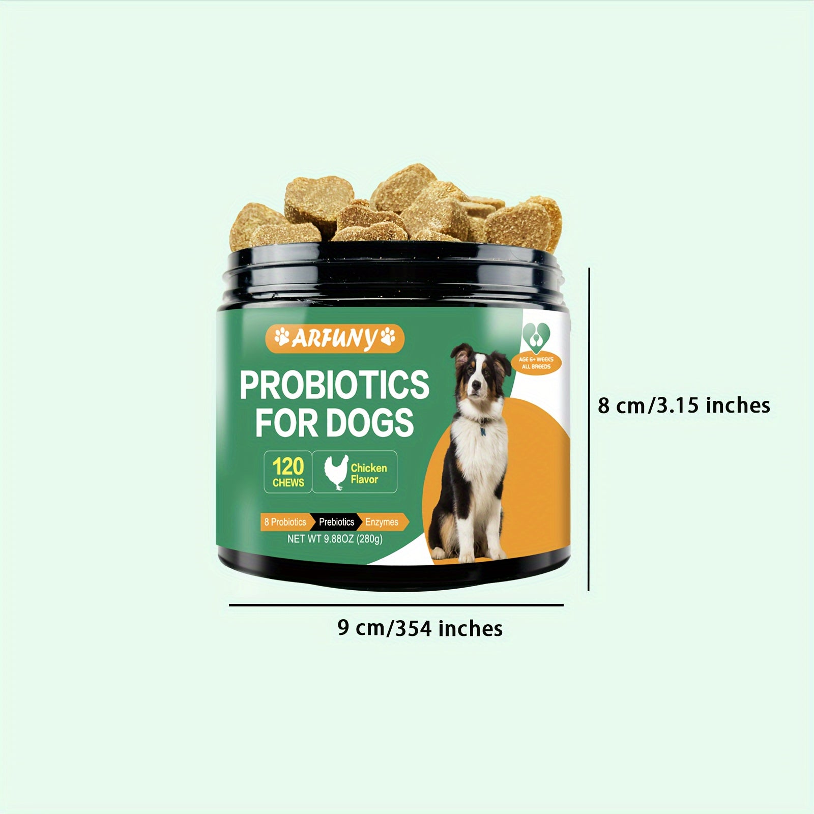 Probiotic Supplement for Dogs - Nourishing Formula for a Healthy Gut